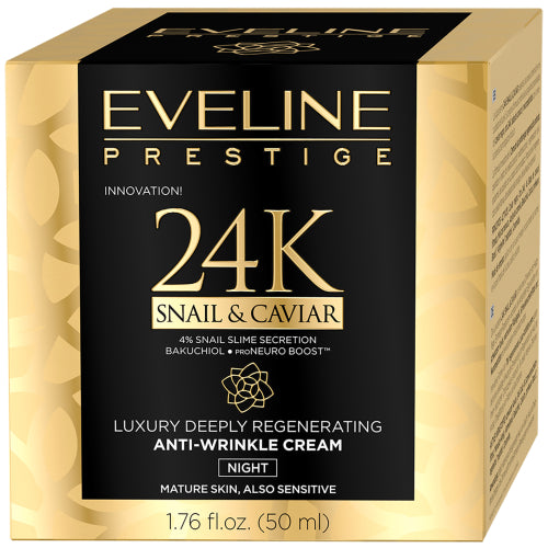 Eveline Prestige 24K Snail & Caviar Night Cream 50ml