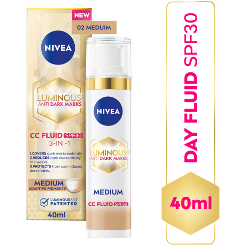 Nivea Luminous 630 3in1 Fluid SPF30 Medium 40ml