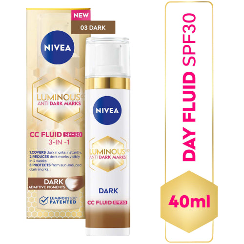 Nivea Luminous 630 3in1 Fluid SPF30 Dark 40ml