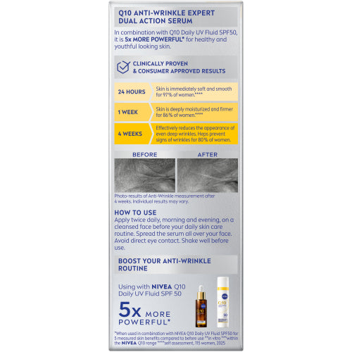 Nivea Q10 Dual Action Serum 30ml