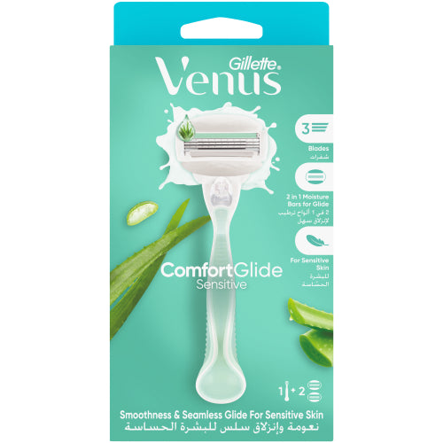 Gillette Venus 3 Blade ComfortGlide Sensitive Razor