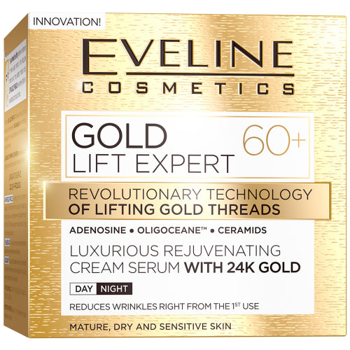 Eveline Gold Lift Expert Day & Night Cream 60+ 50ml