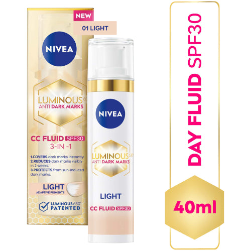 Nivea Luminous 630 3in1 Fluid SPF30 Light 40ml