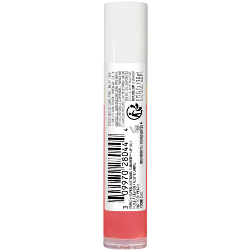 Super Lustrous Glimmer Lip Oil 007 Posh Peach 3.8ml