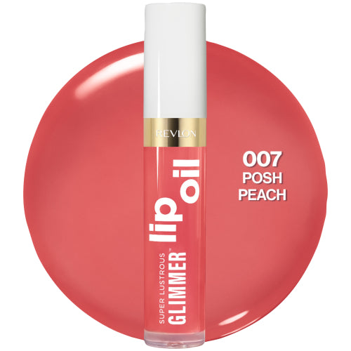 Super Lustrous Glimmer Lip Oil 007 Posh Peach 3.8ml