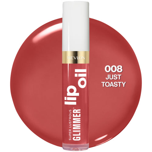 Super Lustrous Glimmer Lip Oil 008 Just Toasty 3.8ml